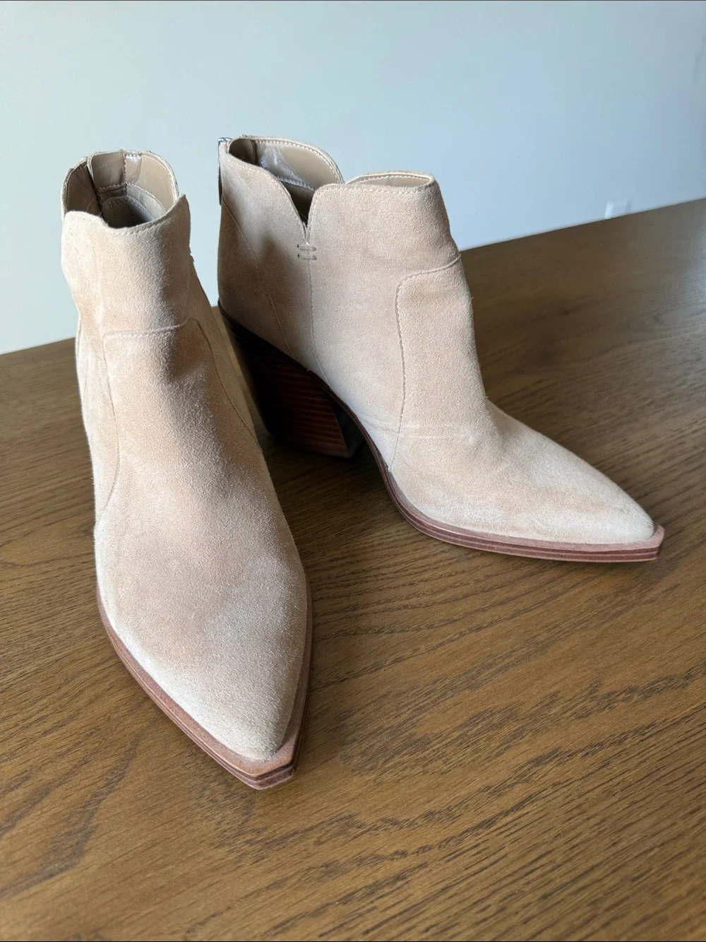 Vince Camuto Women's Suede Pointed Ankle Boots